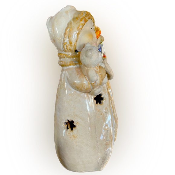 Vintage Snowman Tea Light - Picture 4 of 9